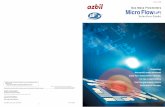 Gas Mass Flowmeters Micro Flow F) - Azbil Corporation | · PDF file · 2015-12-10(honeycomb) [Micro Flow sensor] Built-in filter Restriction Fluid inlet Fluid outlet [Micro Flow sensor]