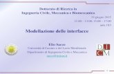 Dottorato di Ricerca in Ingegneria Civile, Meccanica e ... σ < 0 τ interface • Friction plays a basic role in many problems involving crack growth • Several proposed models couple
