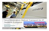 Next Generation Optical Transport for IP Network Evolution · PDF fileNext Generation Optical Transport for IP Network Evolution Drew Perkins dperkins@  408-572-5308