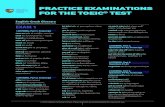 PRACTICE EXAMINATIONS FOR THE TOEIC TEST  · PDF filePRACTICE EXAMINATIONS FOR THE TOEIC ... hand out (phr v) μοιράζω,