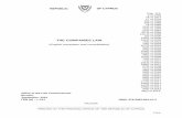 THE COMPANIES LAW - Cyprus · PDF fileThe Office of the Law Commissioner 4 CHAPTER 113 COMPANIES ARRANGEMENT OF SECTIONS Section 1. Short title. 2. Interpretation. PART I INCORPORATION
