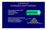 Lecture 6 Examples and Problems - University Of Illinois 6 Examples and Problems •Heat capacity of solids & liquids ... Heat Capacity and Specific Heat C c m = mol C c n = Q C T