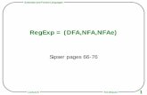 RegExp = (DFA,NFA,NFAe) - TheCAT - Web Services …web.cecs.pdx.edu/~sheard/course/CS581/notes/Automata=...Induction Step There are three cases to consider Case 1: E=FG. Suppose (Ind.
