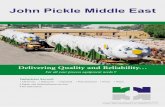 John Pickle Middle Pig Launcher and Receiver • Deaerators • Fired Heaters (Direct and Indirect) • Exhaust and Flare Stack • Double Walled Vessel • Reboilers • Electrostatic