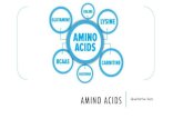 AMINO ACIDS Qualitative Tests - جامعة الملك سعودfac.ksu.edu.sa/sites/default/files/amino_acids_2016.pdf · PDF fileand insoluble in non-polar organic solvents such as