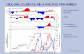 GLOBAL CLIMATE AND PACIFIC FISHERIES - PICES · PDF fileGLOBAL CLIMATE AND PACIFIC FISHERIES Air-temperature (global) ... (σθ=25.5 from ECCO) Mean salinity ... A S T E R N P A C