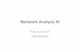 Network Analysis VII - Electronics for calculations •𝑅 = 𝑅1𝑅2:𝑅2𝑅3:𝑅3𝑅1 𝑅1 =8 9:8 5:5 9 9 = 72:40:45 9 =157 9 =17.444Ω •𝑅 = 𝑅1𝑅2:𝑅2𝑅3:𝑅3𝑅1
