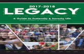 2017-2018 - USC Upstate · PDF fileegacy 2017-18 4 USC Upstate is home to 13 active fraternities and sororities. All USC Upstate chapters are members of larger inter/national organizations,