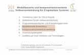 Modellbasierte und komponentenorientierte HS Augsburg · PDF file · 2017-03-21DH 0,1 θ1) {K2} {K1} {K0} ... Nullraum-Steuerung KUKA youBot. Modellbasierte und komponentenorientierte