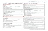 PLTW Engineering Formula Sheet 2014 (v14.1) · PDF filePLTW Engineering Formula Sheet 2014 (v14.1) Mean [N µ Standard Deviation Place data in ascending order. 2 N s = sample standard