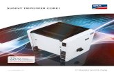 SUNNY TRIPOWER · PDF file · 2016-09-05on 50+ GW of installed capacity worldwide. ... SUNNY TRIPOWER CORE1 /US SUNNY TRIPOWER CORE1 /IEC Input (DC) Max. usable DC power (@ cos φ