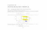 INTEGRAÇÃO TRIPLA - ICMC - Instituto de Ciências ...conteudo.icmc.usp.br/pessoas/regilene/sma332/integrais...A integral tripla tem propriedadesanálogas às das integrais duplas.