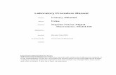 Laboratory Procedure Manual - cdc.gov · PDF fileLaboratory Procedure Manual . Analyte: Urinary Albumin . Matrix: ... Micro-pipette, ... 200 μL, (Continental Lab Products,