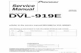 ORDER NO. RRV2095 DVD LD PLAYER DVL-919Emanuals.lddb.com/LD_Players/Pioneer/DVL/DVL-919/DVL-919-EN_Service...PCB CONNECTION DIAGRAM ”. ∗2 : Although VWV1639 and VWV1578 are differnt