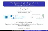 The dissection of γ N N and γ N R electromagnetic form factorspuccini1.fis.usal.es/web-prints/InvitedTalk_Nstar2016_JorgeSegovia... · vN → R electromagnetic form factors Jorge