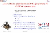 Heavy flavor production and the properties of sQGP at top ... · PDF fileSQM 2015 Heavy flavor production and the properties of sQGP at top energies Wei Xie for STAR Collaboration