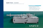 1703 SPECS Brochure-METIS RZ has more than 130 employees at its ... up to ± 90°. for low kinetic energies, k x and k y are only limited by the photoemission horizon.