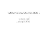 Materials for Automobiles - ed.iitm.ac.inshankar_sj/Courses/ED5312/Materials_for... · in solubility between the austenite and α Ferrite is the basis for the hardening of steels