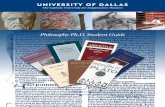 Philosophy Ph.D. Student Guide - udallas.edu eocurses. 5000-level courses include a mixture ... Questions on the Physics 1, qu. 132–36, and Quodlibet 1, qu. 1 Descartes Meditations