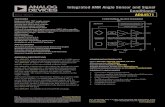 Integrated AMR Angle Sensor and Signal Conditioner … · Integrated AMR Angle Sensor and Signal Conditioner Data Sheet ADA4571 FEATURES High precision 180° angle sensor Maximum