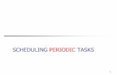 SCHEDULING PERIODIC TASKS - it.uu.se · PDF fileSCHEDULING PERIODIC TASKS. 2 Periodic task model ... o LCM =7*13*23=2093 ms for tasks with periods: 7ms, 13ms and 23ms (very much bigger)