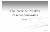 The New Normative Macroeconomics - uh.edudpapell/3334Ch17.pdf · there is scarcity in economics, ... the coefficient δ must be positive. r BY R ... What are the normative implications