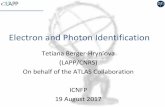 Electron and Photon Identification - CERN · Electron and Photon Identification ... –Good MC modeling, residual differences corrected by SF –Ten fold increase in collected data