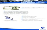 Servo Weld Guns - VC TYPE - Comau · Servo Force Capacity 704 daN (Weld force) Weld Tip Speed 250mm-600mm/sec Trans. MFDC 85 KVA (50%) Water Requirements 10 l/min. Δp 2 Bar Product