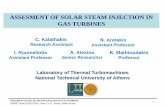 ASSESMENT OF SOLAR STEAM INJECTION IN GAS TURBINES … · ASSESMENT OF SOLAR STEAM INJECTION IN GAS TURBINES ASME Turbo EXPO 2016, June 13- 17, Seoul, South Korea 3 MODELLING SOLAR