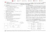 See Datasheet PDF - TI.com€“ 2.0°C (max) from –25°C to 85°C component signal conditioning. ... (default) Serial bus active, SCL frequency = IQ Average quiescent current 15
