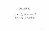 Lean Systems and Six-Sigma Quality - Αρχικήmba.teipir.gr/files/Chapter_10.pdf · • Six-Sigma Quality ... • Kanban – “signal” or “card” in Japanese ... Total Quality
