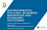 Environmental Policies, Business Behaviour and … ·  · 2015-11-26ENVIRONMENTAL POLICIES, BUSINESS BEHAVIOUR AND ECONOMIC ... 𝑖𝑉𝐴 g h q r = α+ ... Macro level • Adjusted
