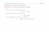Solutions to Exercises, Section 5 - UW-Madison …park/Fall2014/precalculus/5.2sol.pdfInstructor’s Solutions Manual, Section 5.2 Exercise 1 Solutions to Exercises, Section 5.2 In