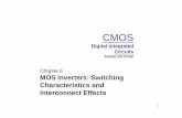 Chapter 6 MOS Inverters: Switching Characteristics and ...‘ντστροφείς MOS.pdf · CMOS Digital Integrated Circuits Analysis and ... transient behavior of the ... analogous