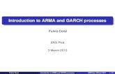 Introduction to ARMA and GARCH processeshomepage.sns.it/marmi/lezioni/corsi-arma-garch-2010.pdf · Introduction to ARMA and GARCH processes Fulvio Corsi SNS Pisa 3 March 2010 Fulvio