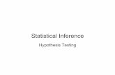 Ch9 Hypothesis Testing 01 (TypeIandII).ppt - math.ied.edu.hk · scientist or engineer may not be so much the ... Th t ti ti d t d fi th j ti i iThe statistic used to define the ...