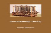 Computability Theory - Zur Startseite · They have provided the foundation of computability ... Ackermann’s function, ... copy program Chapter 2 ν successor function c(n)
