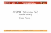 DINSAR: Differential SAR Interferometry - Earth Onlineearth.esa.int/landtraining07/D1LB5-1-Rocca.pdf · Sept. 3, 2007 Lecture D1Lb5-1 Interferometry: coherence Rocca 1 DINSAR: Differential