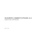 SUUNTO AMBIT3 PEAK 2ns.suunto.com/Manuals/Ambit3_Peak/Userguides/Suunto_Ambit3_Peak... · 3.24.2 Πλέγματα gps και μορφές τοποθεσίας ..... 82 3.24.3 Ακρίβεια
