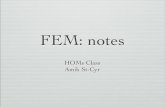 FEM: notes - University Corporation for Atmospheric … Scientist: Amik St-Cyr... · Homework: n Goto n Download homework for HOMs class (day 1). n Construct and compare Q1 and Q2