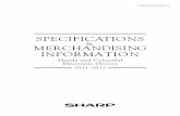 SPECIFICATIONS MERCHANDISING INFORMATION · Merchandising Information WRITEVIEW EL-W506X EL-W531XH. Calculators ...