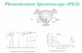 Photoelectron Spectroscopy (PES) - s uxes.fysik.su.se/PDF/  · PDF filePhotoelectron Spectroscopy (PES) hν PES spectrum ICl in the gas phase PES spectrum solid Au. Experiment ...