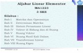 Aljabar Linear Elementer - Asimtot's Blog · a, b a b a b. 07/03/2007 12:16 MA-1223 Aljabar Linear 11 Ilustrasi dot product vektor A dan B A ... Karena tan α= 1 , artinya = 45 ...