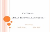 Chapter 5 Linear Temporal Logic (LTL) - CS CSU …france/CS614/Slides/Ch5-Summary.pdfRehab Ashari Sahar Habib 1 CONTENT Temporal Logic & Linear Temporal Logic (LTL) Syntax Semantics