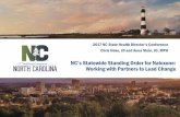 NC’s Statewide Standing Order for Naloxone: Working s Statewide Standing Order for Naloxone: Working with Partners to Lead Change 2017 NC State Health Director’s Conference Chris