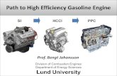 Path to High Efficiency Gasoline Engine · 1 Prof. Bengt Johansson Division of Combustion Engines. Department of Energy Sciences. Lund University. SI HCCI PPC. Path to High Efficiency