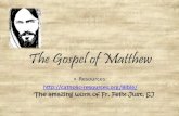 The Gospel of Matthew - St. John The Beloved Catholic … Ed/Gospel of Matthew.pdf · The Gospel of Matthew. ... Hebrew the Language of the Old Testament Greek the Language of the