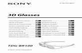3D Glasses - sony.de · PDF fileTDG-BR100 4-180-470-23(1) TDG-BR100 4-180-470-23(1) 3 (GB) Disposal of waste batteries (applicable in the European Union and other European countries