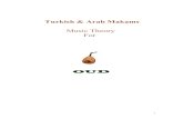 Turkish & Arab Makams - channelingstudio.ru Theory of Makams.pdfTurkish & Arab Makams Music Theory For OUD . 2 ... Arabian lutes but is less in Turkish ones (which are 6 to 8 cm smaller