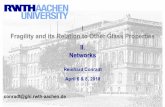 I. Fragility and its Relation to Other Glass Properties II. · PDF fileFragility and its Relation to Other Glass Properties II. Networks Reinhard Conradt April 6 & 8, 2010. structural